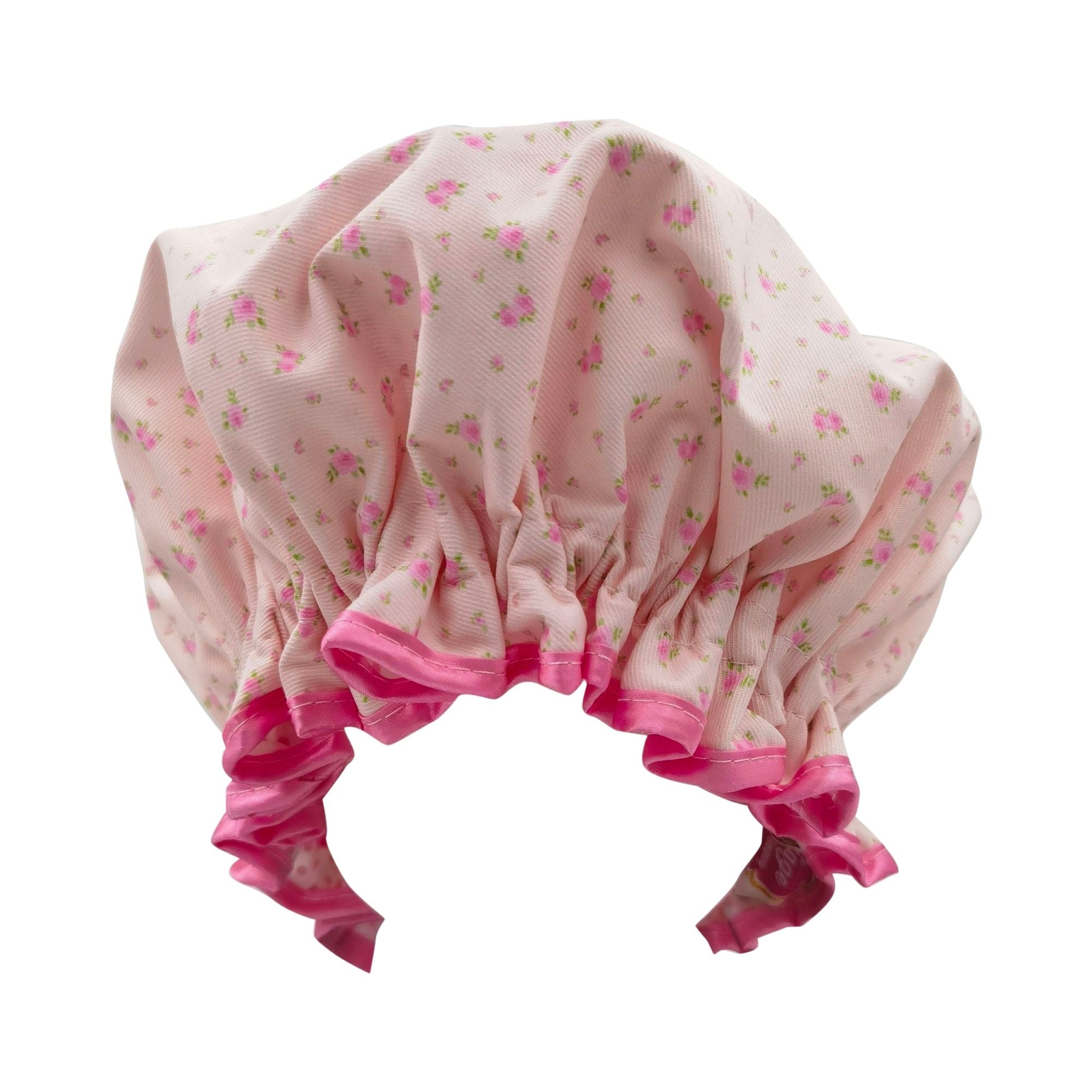 Vintage Shower Cap & Hair Turban Duo