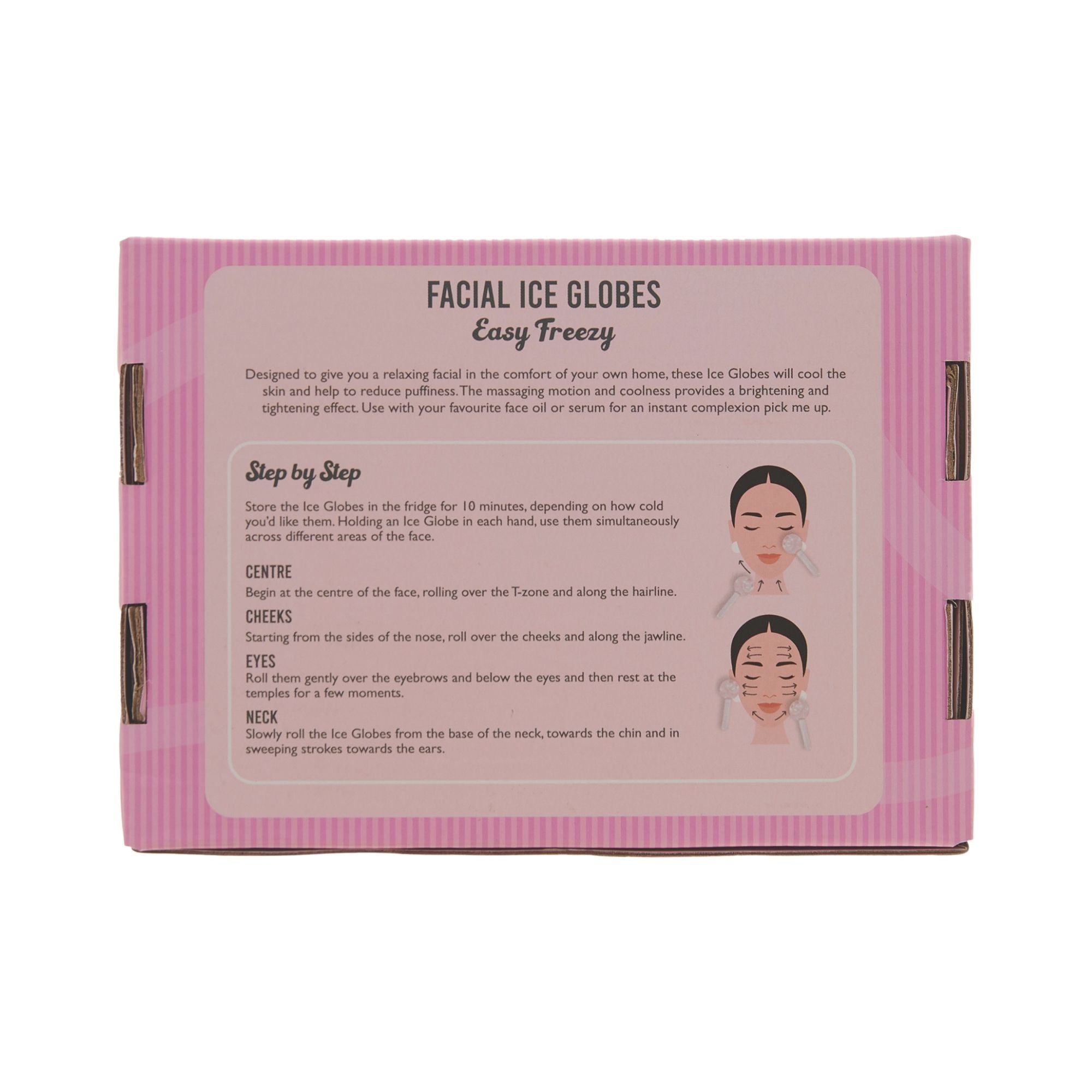 2pc Ice Facial Globes Pink