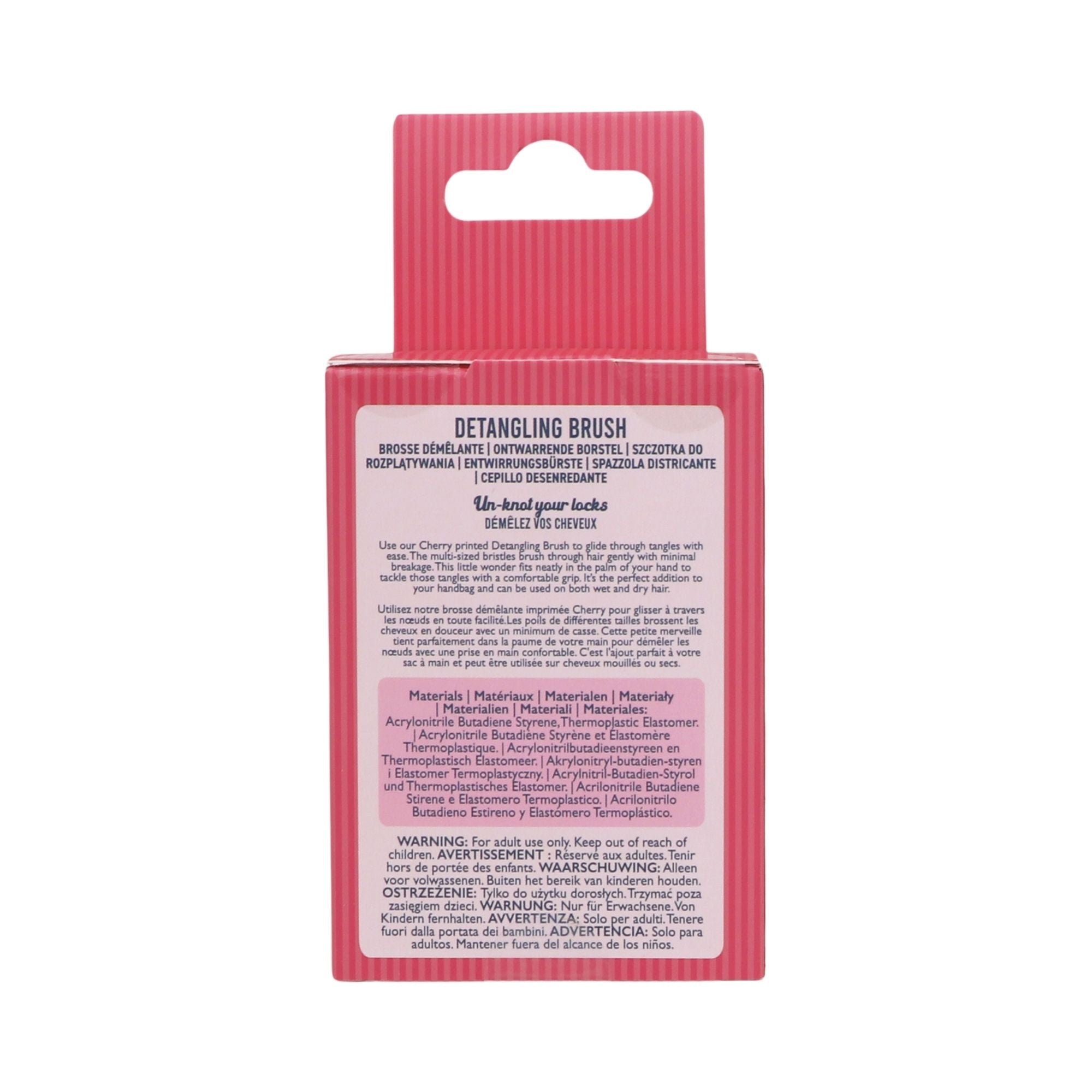 Vintage Detangling Brush Cherry